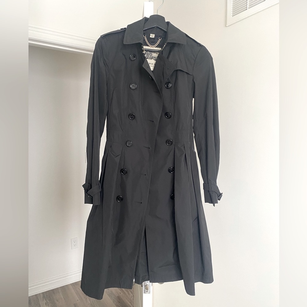 Burberry black label trench